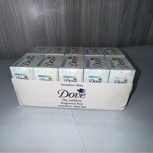 Vintage‎ Dove Sensitive Skin Beauty Bars 1997 Sealed Soap 10 Regular Size Bars